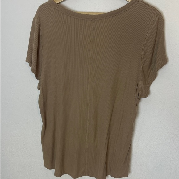 American Eagle Soft & Sexy Ribbed Scoop neck top XXL - Picture 3 of 4